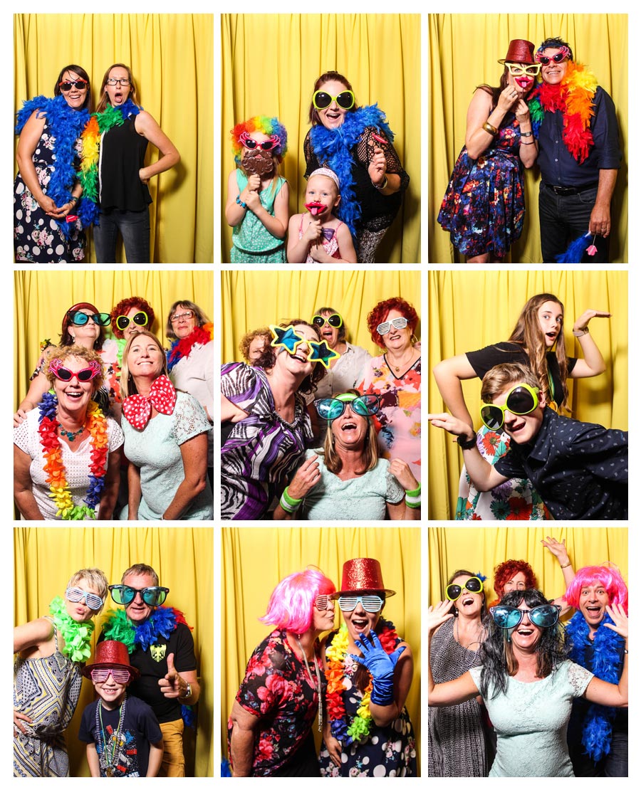 Yellow Backdrop for Photobooth at Birthday Party