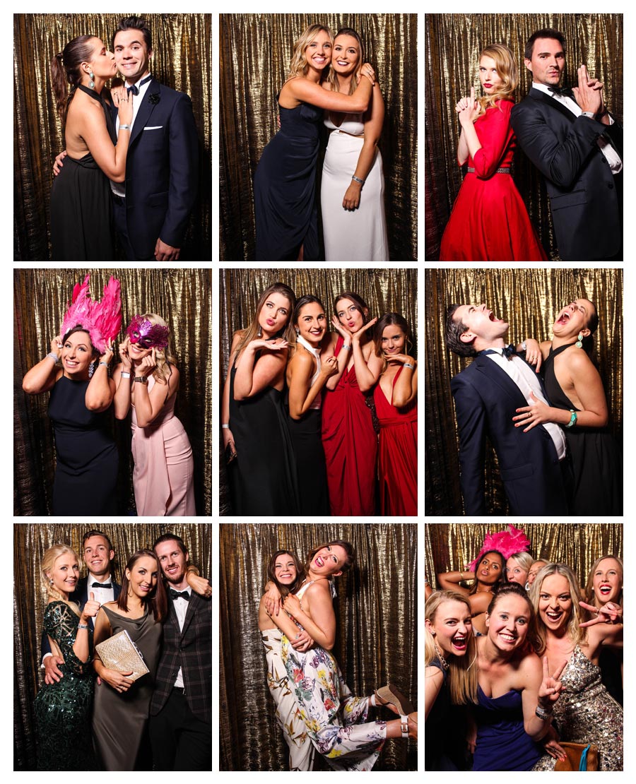 Gold Backdrop for Gala Photo Booth
