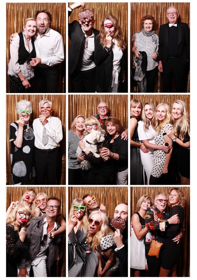 Adelaide Photo Booth Hire for Denis' 80th Birthday In the Booth