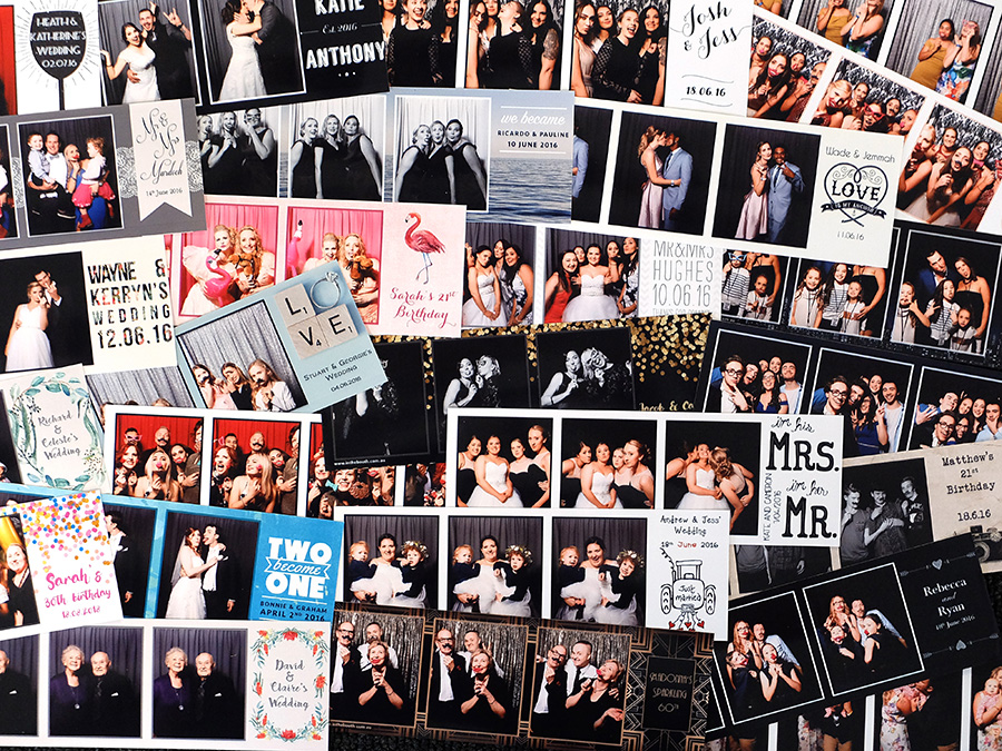 Wedding Photo Booth Prints | In the Booth Photobooths