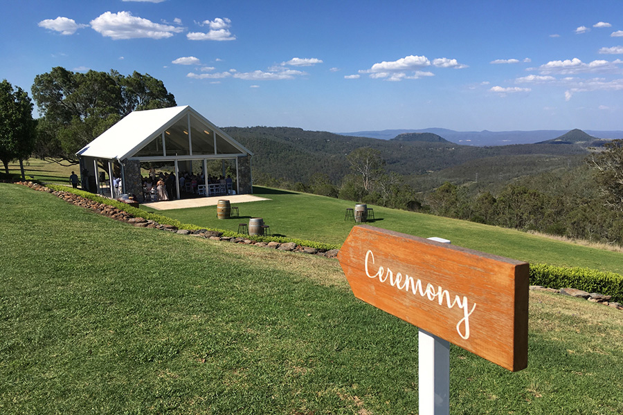 Country Wedding Ceremony