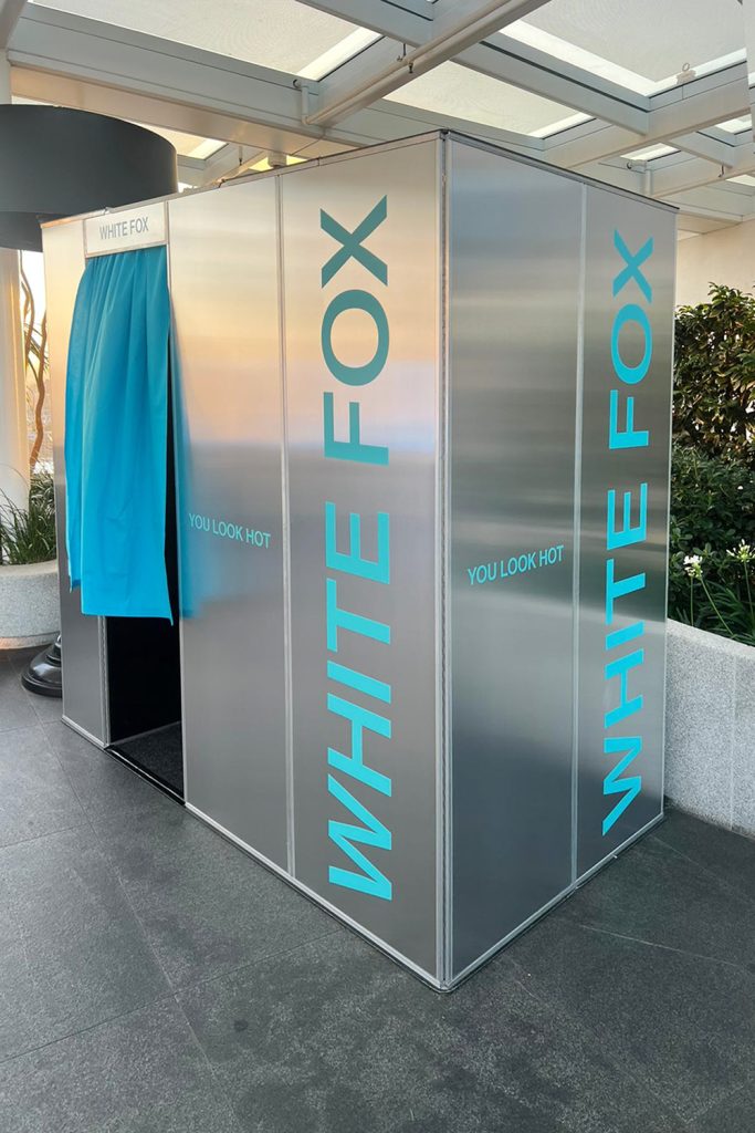 Whte Fox Branded Photobooth