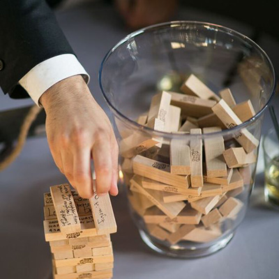 Jenga Guest Book