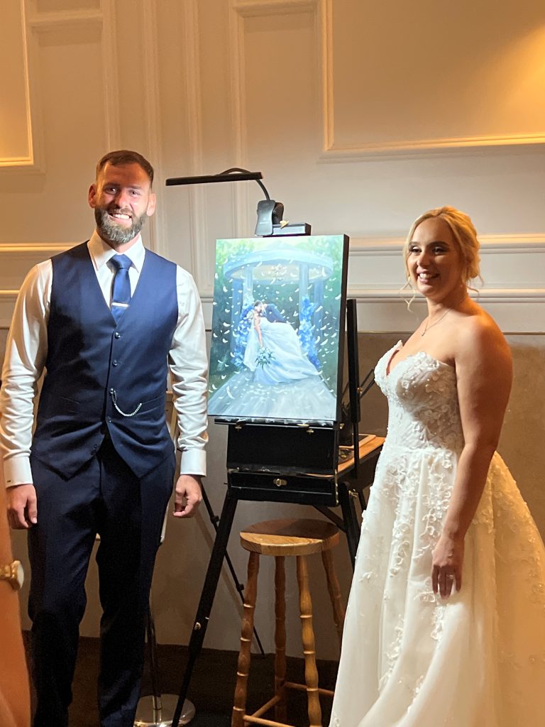 Live Wedding Painting