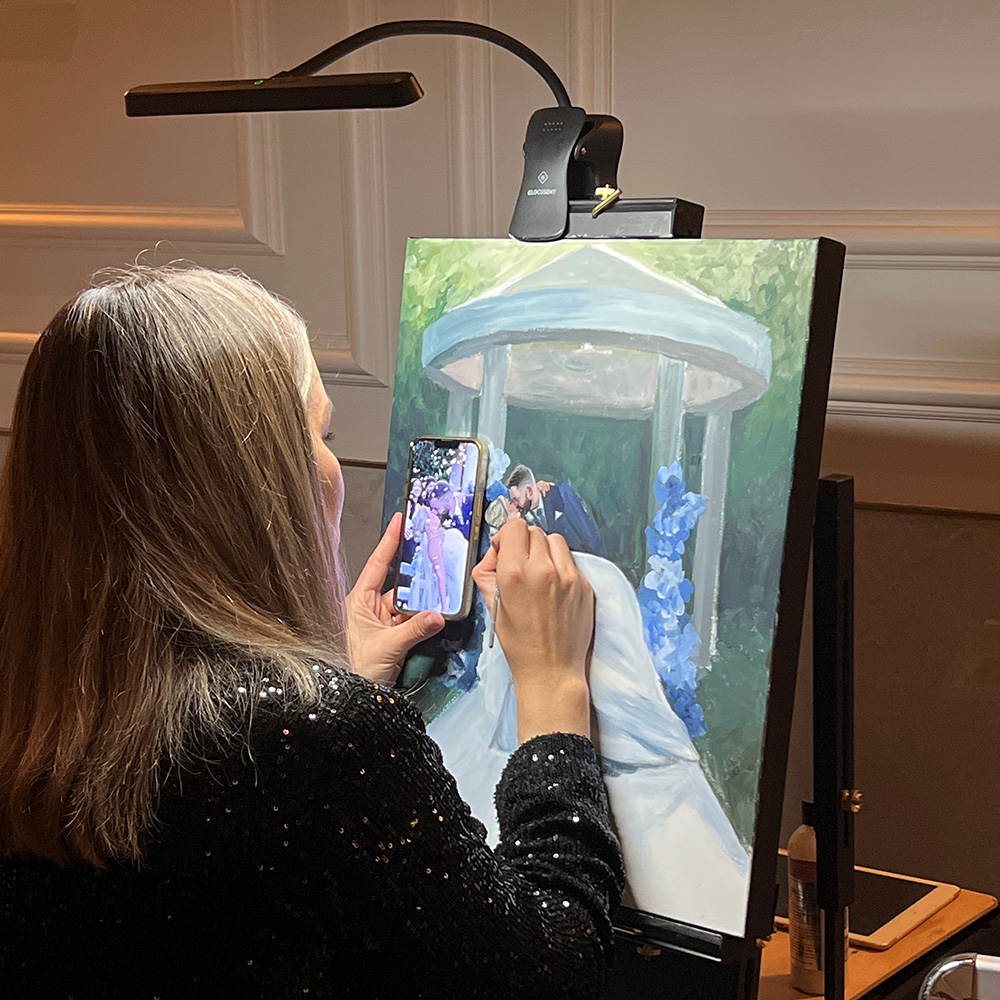 Live Wedding Painting